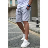 Madmext Men's Gray Regular Fit Shorts 4842