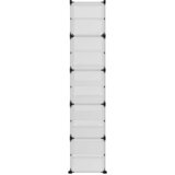  Stalak za cipele prozirni 44 x 31,5 x 153,5 cm od PP-a | shoptok.hr