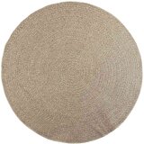  Rug "ZIZUR" Beige Ø 200 cm Juta videz Notranje in zunanje | Shoptok.si