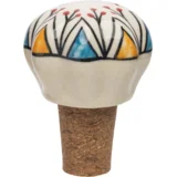 Zamašek za steklenico Floral - barvita