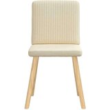  Jedilni stoli 6 kosov krem blago, (21832404) | Shoptok.si