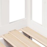 vidaXL Izvlečna dnevna postelja s predali brez vzmetnice bela 90x200cm | Shoptok.si