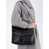 Shelvt Black shoulder bag with adjustable strap | Shoptok.si