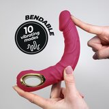 Crushious Realistični vibrator - Magnus Bend, roza Cene