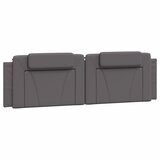  Okvir kreveta Viana s LED-om bez madraca sivi 180 x 200 cm | shoptok.hr