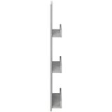  Polica za časopise s policom Betonski sivi 43 x 11 x 102 cm | Eponuda.com