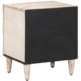  Noćni ormar Bijelo 40 x 33,5 x 46 cm Čvrsto drvo manga | Eponuda.com