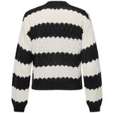 JDY Pletena jopa 'JDYSUN MIA' črna / bela | Shoptok.si