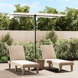  Vrtni suncobran s aluminijskom šipkom 2 x 1 5 m pješčano bijeli | shoptok.hr