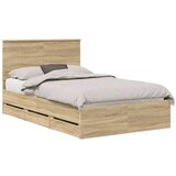  Okvir za krevet s ladicama Sonoma hrast 120 x 200 cm | shoptok.hr