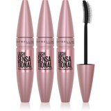 Maybelline Lash Sensational podaljševalna maskara za polne trepalnice odtenek 01 - Very Black 3x9,5 ml | Shoptok.si