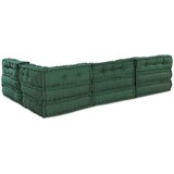  Modularna sofa 4 pcs Zelena Tkanina | shoptok.hr