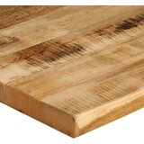 Stolna ploča sa živi rub 90x80x3,8 cm masivno grubo drvo manga | shoptok.hr