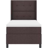 LED Box Spring Krevet Tamno smeđa 80 x 200 cm tkanina | shoptok.hr