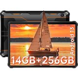 Oukitel RT5 14GB(6+8GB)/256GB/TF 1TB, 4G-LTE oranžna Trpežna tablica računalnik, 10000mAh 10.1" Android 13, (22112273) Cene