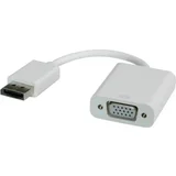 DisplayPort priključni kabel 0.15 m 12.03.3146 bijela [1x muški konektor displayport - 1x ženski konektor vga]