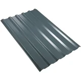 Jekleni trapezni profil 776 mm x 1200 mm z debelino 0,4 mm, antraciten