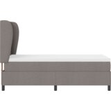 Box Spring Krevet s Madracem u Taupe boji 80x200 cm Tekstil | shoptok.hr