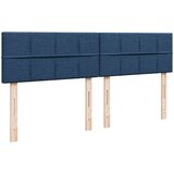 vidaXL Otomanski posteljni okvir z vzmetnico moder 160x200 cm blago | Shoptok.si