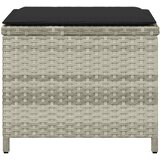  Vrtni taburei s jastucima 4 kom 41x41x36 cm od poliratana | shoptok.hr