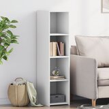  Visoka komoda bijela 30x41x124 cm od konstruiranog drva | shoptok.hr