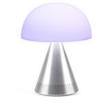 Lexon MINA L AUDIO prenosna svetilka z bluetooth zvočnikom SREBRNA Slike