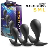 Monty Set of 3 Anal Plugs Black