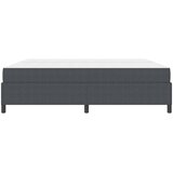  Krevetna konstrukcija Tamno siva 200 x 200 cm tkanina | shoptok.hr