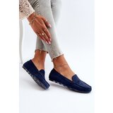 Boto EVENTO Women's Navy Suede Moccasins Ranica | shoptok.hr
