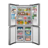Vox 4-vratni hladilnik MD 6110 X E, razred E, 305 + 169 L, No -frost tehnologija, sive barve | Shoptok.si