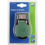 REV Adapter w. switch IP44 black-green Cijene
