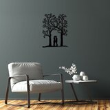 Wallity Zidna dekoracija Love Garden-270, 46x63 cm, 1.5 mm, Crna Cene