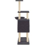  Penjalica za mačke sa stupovima za grebanje tamnosiva 131 cm | shoptok.hr