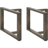  Noge kavne mize v obliki črke T 2 kosa 70x25x(42-43) cm jeklo, (21828610) Cene