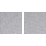  Aluminijski rebrasti lim 2 kom Anti-Sklizno 40x40 cm | shoptok.hr