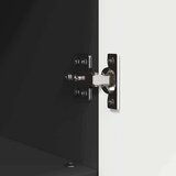 vidaXL Kupaonski ormar Crna 30 x 35 x 95 cm Konstruirano drvo | shoptok.hr