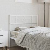 Maison Chic kovinsko posteljno vzglavje - vzglavna omarica - nočna omarica belo 100 cm, (21704524) | Shoptok.si
