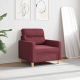  Fotelja crvena boja vina 60 cm od tkanine | shoptok.hr