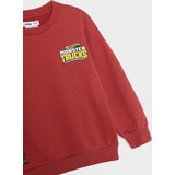 Sinsay Pamučna crewneck majica širokog kroja s printom monster trucka na leđima | shoptok.hr