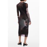 Desigual WOMEN&#39;S LONG DRESS IN BROWN | Shoptok.si
