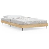 The Living Store Posteljni okvir sonoma hrast 90x200 cm inženirski les - Posteljni Okvir, (21530354) | Shoptok.si
