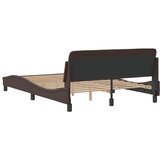  Okvir za krevet Dover smeđi 140x190 cm od umjetne kože | Eponuda.ba