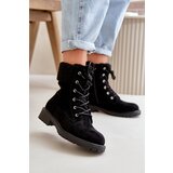 Boto Women's Lined Workery Boots with Zip Black Mivael | Shoptok.si