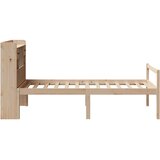  s regalom za knjige bez madraca 75x190 cm borovina | shoptok.hr