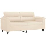 vidaXL 3-dijelni set sofa s jastucima bež tkanina od mikrovlakana | shoptok.hr