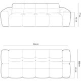 Micadoni Home Bež sofa 256 cm Lisa – | shoptok.hr