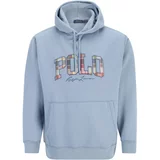 Polo Ralph Lauren Big & Tall Sweater majica bež / svijetloplava / tamno plava / crvena