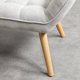 Bessagi Home dvosed monique, svetlo siva, velur | Shoptok.si