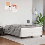  Box spring postelja z vzmetnico bel 120x200 cm umetno usnje, (20725462) Cene