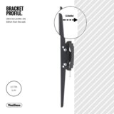 Vonhaus 26-55 tilting TV wall mount up to 40kg | shoptok.hr